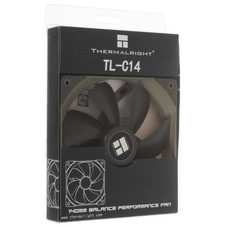 Вентилятор для корпуса Thermalright TL-C14 черный, 140 мм, 1500 об/мин, 26.6 дБ, 4 pin