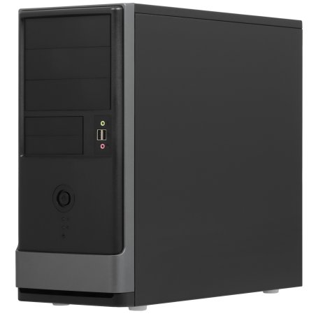 Компьютерный корпус EAR002BG 6151358 w/o psu, Mid Tower, черный, Ext:5.25";x2; 3.5 x1 (6151358) (513585) EAR002BG