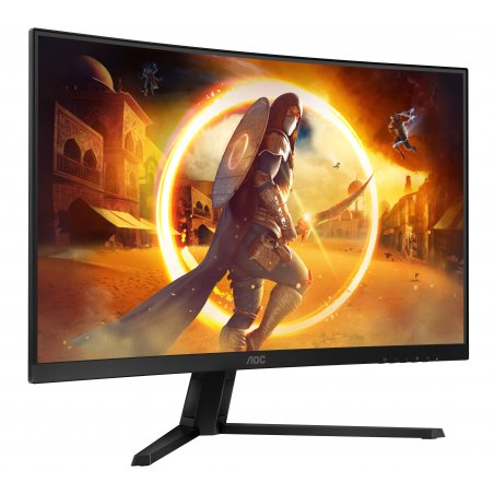 Монитор 32" AOC CQ32G4VE, VA 2560x1440, 180 Гц, 1 мс, 16:9, 300 кд/м², 2xHDMI, 1xDP, 1x3.5 мм, изогнутый R1500, черный