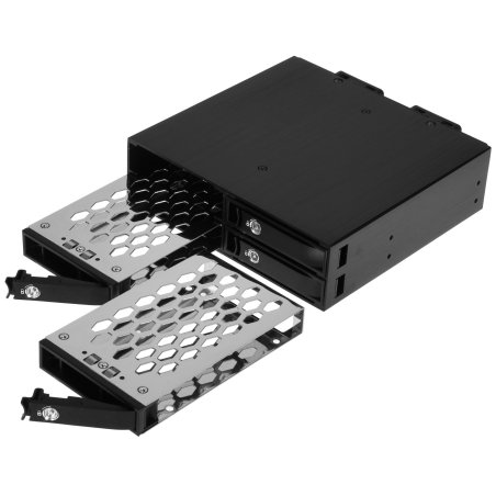 Корзина для HDD Exegate EX264647RUS HS425-01 (универсальная, на 4*2,5" SATA/SAS HDD, занимает 1*5,25" отсек)