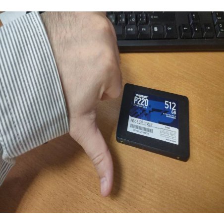 Накопитель SSD Patriot P220, 256Gb, SATA-III, 2.5", R/W 550/490
