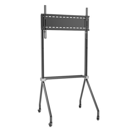 Мобильная стойка напольная Kromax OMEGA-13 черный, 1 шт/уп, Мобильная стойка напольная для TV 32"-70", max вес 50 кг, высота 1507 мм, max VESA 600x400 мм