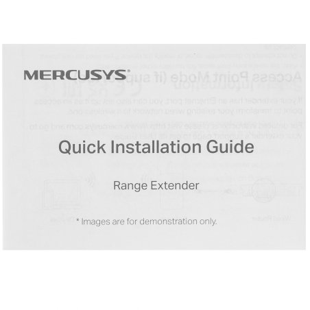 Повторитель беспроводного сигнала Mercusys ME60X AX1500 10/100/1000BASE-TX белый