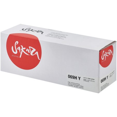 Картридж лазерный Sakura 069HY (5095C002) для Сanon I-Sensys LBP673Cdw/MF750C, желтый, 5500к. (чип без счетчика копий)