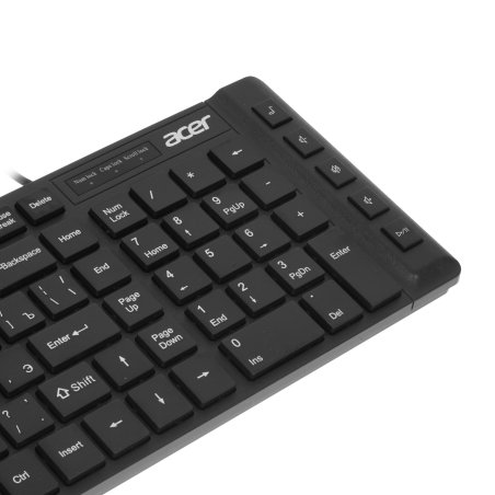 Клавиатура проводная Acer OKW010 ZL.KBDEE.002, USB, черный
