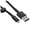 Кабель USB ZMI USB cable (MFi certified 200cm PP braided Lightning cable) черный