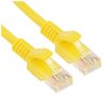 Патч-корд UTP кат.5e, 0.3м ExeGate желтый