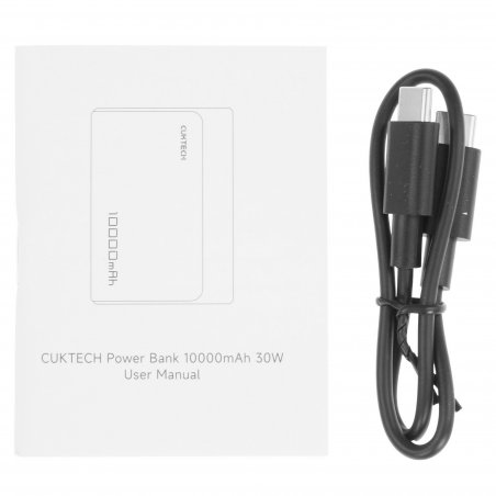 Портативный аккумулятор CUKTECH 30W 1C1A PB100 розовый