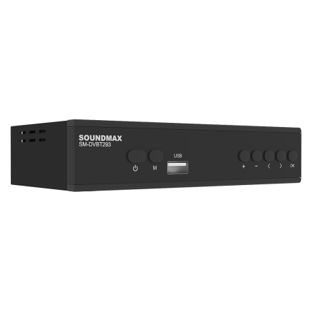 Приставка для цифрового ТВ SOUNDMAX SM-DVBT284 черный