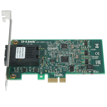 Сетевой адаптер D-Link DFE-560FX/B1A 100Base-FX с SFP -разъемом для шины PCI Express (OEM)