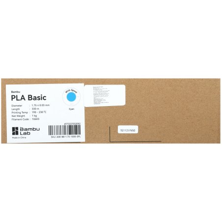 Пластик для принтера 3D Bambu Lab A00-B8-1.75-1000-SPL PLA d1.75мм 1кг 1цв.