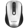 Мышь беспроводная Gembird MUSW-420-4 серебристый, 1600 dpi, радиоканал, USB, кнопки - 4