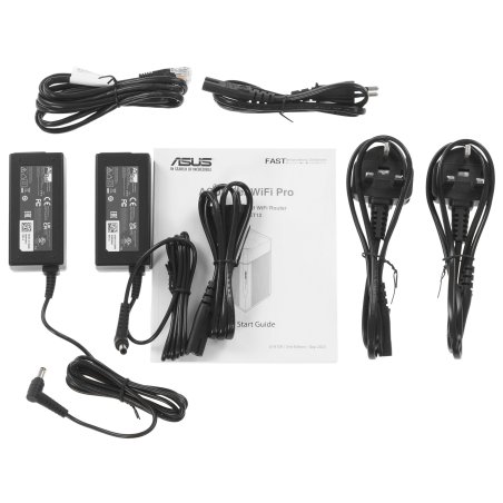 Роутер ASUS ET12(2-PK), из 2 точек доступа, 802.11 a/b/g/n/ac/ax, 2,4 + 5 гГц; 90IG06U0-MO3A20