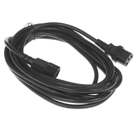 Кабель питания сист.блок-монитор Cablexpert PC-189-1-5M, 5м, C13-C14, 3x1кв.мм., черный, с заземлением
