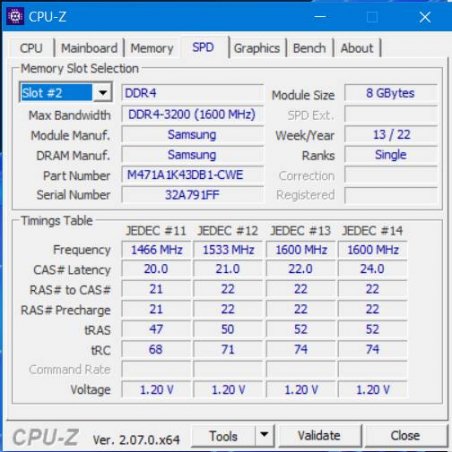Оперативная память Samsung DDR5 SODIMM 16Gb 5600 1Rx8, 1.1V