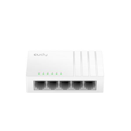 Коммутатор 5-Port Gigabit Desktop Switch, 5 10/100/1000M RJ45 Ports, Loop Detection, Desktop Plastic Case, Power Saving, Plug & Play, Wall-Mount, Power Adapter Not Included