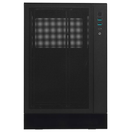 Компьютерный корпус Deepcool CH170 DIGITAL черный без БП mATX 1x120мм 1xUSB 2.0 1xUSB 3.0 audio bott PSU