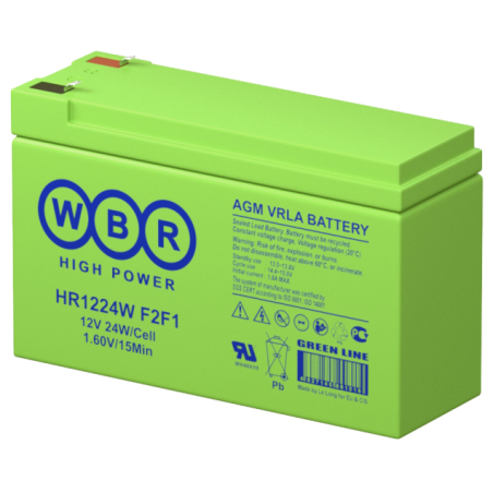 Батарея CSB HR 1224W (12V, 5.5Ah)