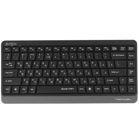 Комплект клавиатура + мышь A4Tech Fstyler FGS1110Q клав:черный/серый мышь:черный/серый USB беспроводная Multimedia