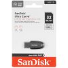 Флешка USB 32Gb SanDisk CZ550 Ultra Curve, USB 3.2, черный