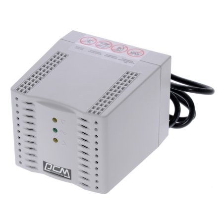 Стабилизатор напряжения Powercom TCA-2000 1000Вт 2000ВА черный