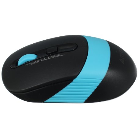 Мышь беспроводная A4Tech Fstyler FG10 черный/синий, 2000 dpi, радиоканал, USB, кнопки - 4