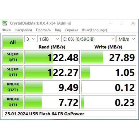 Флешка USB GoPower SLIDER (00-00025964), 32Gb, USB 2.0, R/W 20/10, черный матовый