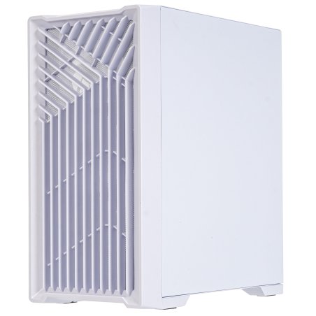 Компьютерный корпус Powercase Mistral Micro Z3W Mesh LED, Tempered Glass, 2x 140мм + 1х 120мм 5-color fan, белый, mATX (CMIMZW-L3)