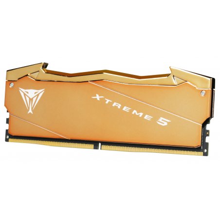 Оперативная память Patriot Viper Xtreme 5 Aurum, DDR5, 32GB (2x16GB), 8000 MHz, CL38, с радиатором, золотистый