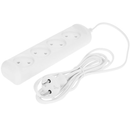 Удлинитель без заземления 2х0.75кв.мм ШВВП 4гнезда 3м (5/20/720) UX-4-3m Эра Б0038560