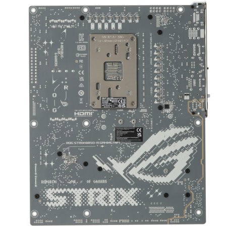 Материнская плата ASUS ROG STRIX B850-A GAMING WIFI, AM5, AMD B850, 4xDDR5, 2xSATA, 4xM.2, 1xPCIe 5.0 x16, 1xPCIe 4.0 x16, 1xPCIe x4, 1xDP, 1xHDMI, 1x2.5Gb LAN, 1xUSB-C 20Gbps, 1xUSB-C 10Gbps, 2xUSB-A 10Gbps, 4xUSB 5Gbps, 2xUSB-A 2.0, 3x3.5 мм, 7.1, ATX