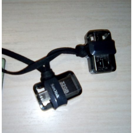 Флешка USB 32Gb SanDisk Ultra Android Dual OTG, m3.0/USB 3.0, черный