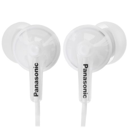 Наушники вкладыши Panasonic RP-HJE125E-W 1.1м белый проводные (в ушной раковине)