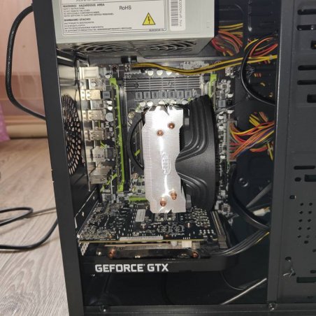 Компьютерный корпус Minitower ExeGate mEVO-7807-NPX500 (mATX, БП 500NPX 12см, 1хUSB+1хUSB 3.0, черный 1x12см с RGb подсветкой)