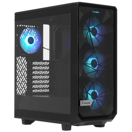 Компьютерный корпус Fractal Design Meshify 2 Compact Lite RGb черный TG Light Tint / FD-C-MEL2C-05