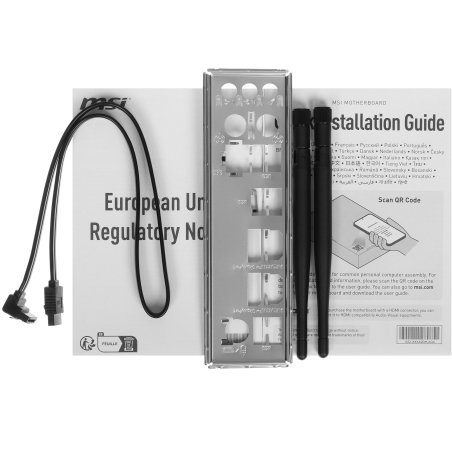 Материнская плата MSI B760M GAMING PLUS WIFI, LGA 1700, Intel B760, 4xDIMM DDR5, 4xSATA, 2xM.2, 1xPCI-E 4.0 x16, 1xPCI-E 3.0 x1, 2xHDMI, 2xDP, 1x 2.5Gb LAN, 2xUSB-A 3.2 Gen 2, 4xUSB 2.0, Micro-ATX