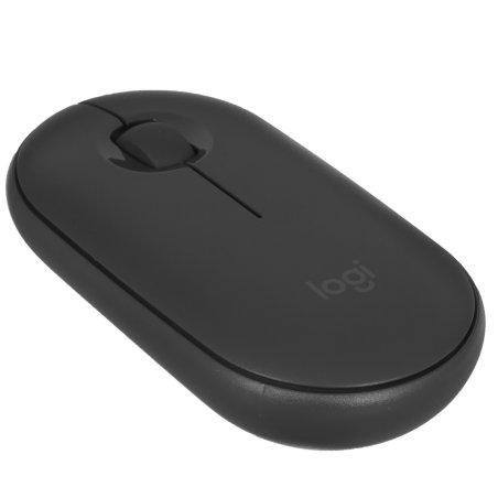 Мышь беспроводная Logitech Pebble M350 графитовый, 1000 dpi, радиоканал, Bluetooth, USB, кнопки - 3