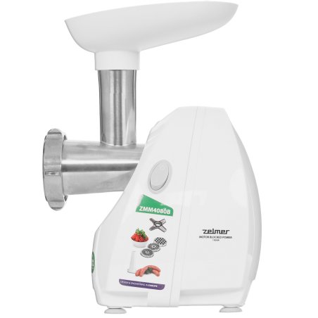 Мясорубка электрическая ZELMER ZMM4080B белый