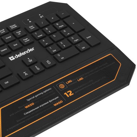 Комплект клавиатура + мышь Defender Berkeley C-925 Nano B черный