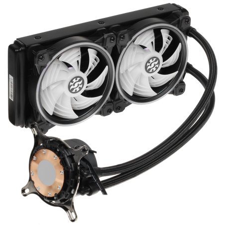 Жидкостная система охлаждения XPG Levante X 240, черный 120мм алюминий+медь 2000rpm 18.17db 4-pin 250W