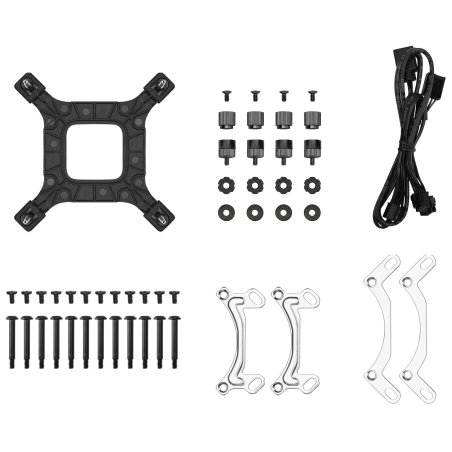 Система водяного охлаждения Deepcool LE360 V2 Zero Dark Soc-AM5/AM4/1200/1700/1851 черный 4-pin 19-31.6dB Al 250W 1632gr Ret (R-LE360ZERO-BKLNMD-G-1)