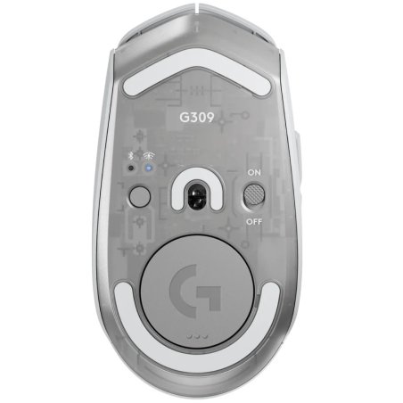 Мышь беспроводная Logitech G309 Lightspeed белый, 25600 dpi, радиоканал, Bluetooth, USB, кнопки - 6