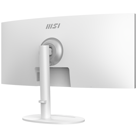 Монитор 34" MSI Modern MD342CQPW VA 3440x1440, 120 Гц, 4 мс, 21:9, 300 кд/м², 2xHDMI 2.0b, DP 1.4a, USB-C, USB Hub (2x USB 3.0), 3.5 Jack, динамики (2x3 Вт), Adaptive-Sync, изогнутый экран (1500R), белый