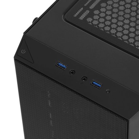 Компьютерный корпус Silverstone SST-PS15B-PRO Precision Mini Tower Micro ATX Computer Case, tempered glass, 2x 120мм ARGb, 1x ARGb Controller, black