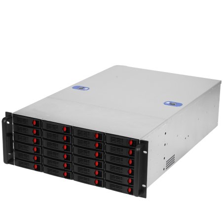 Серверный корпус ExeGate EX293582RUS Pro 4U660-HS24 (RM 19", высота 4U, глубина 660, БП 1100ADS, 24xHotSwap, USB)