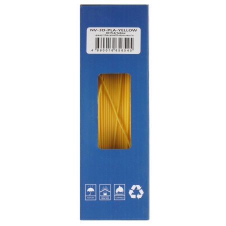 Филамент NVPrint PLA Yellow для 3D печати диаметр 1.75мм длина 330 метров масса 1 кг