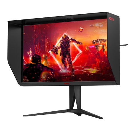 Монитор 27" AOC Agon Pro AG276UZD QD-OLED 3840x2160, 240 Гц, 0.03 мс, 16:9, 1000 кд/м² (пиковая), DisplayHDR True Black 400, DP 2.1, HDMI 2.1, USB-C, USB Hub (4x USB 3.2), динамики (2x5 Вт), FreeSync, Adaptive-Sync, черный