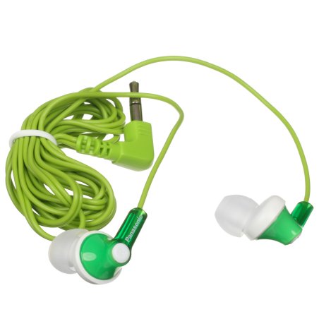 Наушники Panasonic RP-HJE118GUG зеленый 1.1м