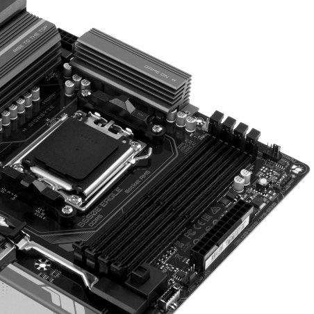Материнская плата Gigabyte B650E EAGLE WIFI6E, AM5, AMD B650E, 4xDDR5, 4xSATA, 3xM.2, 1xPCIe 5.0 x16, 1xPCIe 4.0 x4, 2xPCIe 3.0 x1, 1xHDMI, 1xDP, 1x2.5Gb LAN, Wi-Fi 6E, Bluetooth 5.3, 1xUSB-C 5Gbps, 2xUSB-A 10Gbps, 2xUSB-A 5Gbps, 4xUSB-A 2.0, 1xPS/2, 3x3.