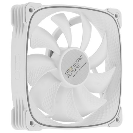 Вентилятор корпусный Case Cooler Geometric Future Squama 2503RW-12 Reverse (120x120x25мм, 4-pin PWM, ARGb, 57.67CFM, 29.87dBA, 1500RPM, белый)